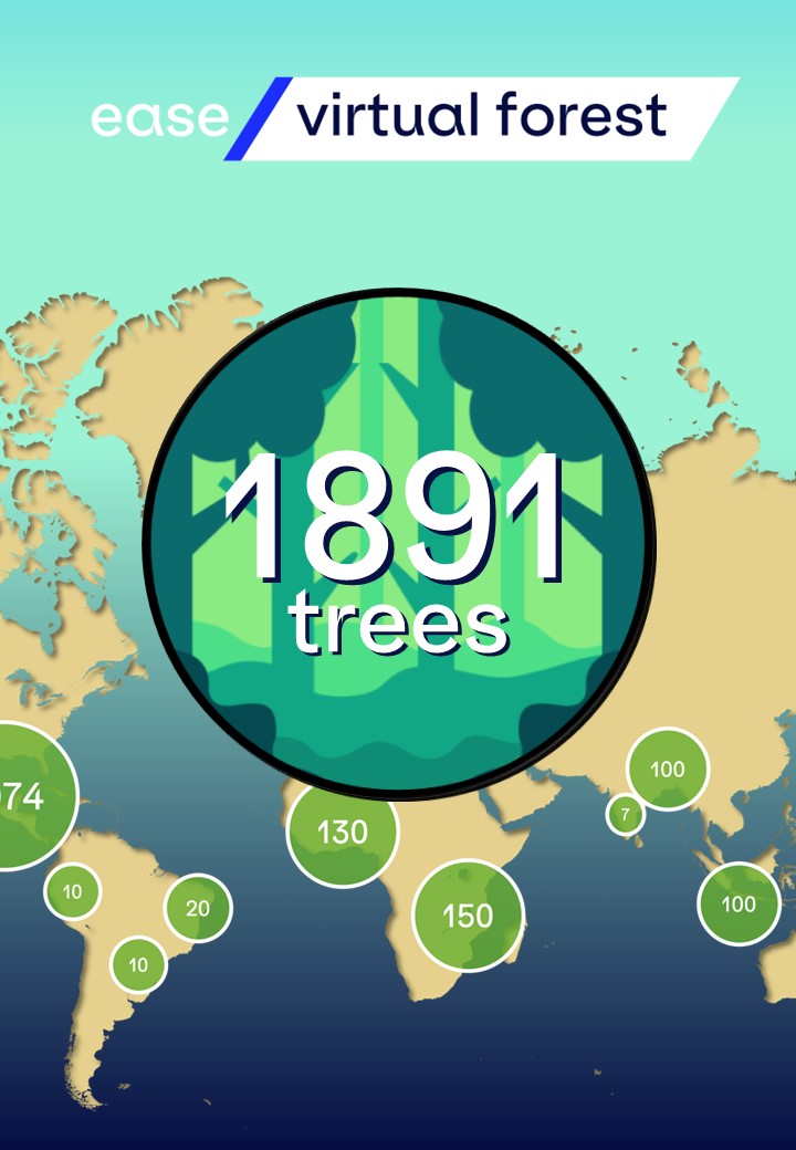 The EASE Virtual Forest is growing!
